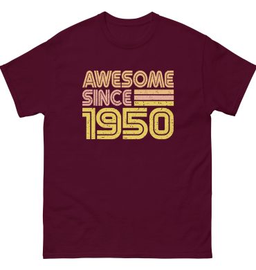 Awesome since 1950, Birth year Men’s classic tee