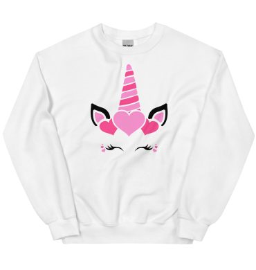 Love Unicorn, Valentine day, Unisex Sweatshirt