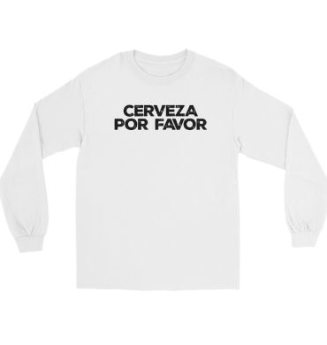 cinco de mayo, funny cerveza, men’s long sleeve shirt