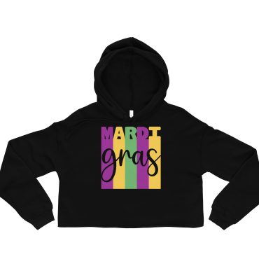 Mardi Gras, Mardi gras party Women’s Crop Hoodie