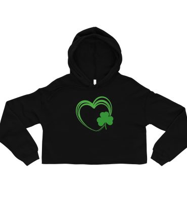 St. Patrick’s Day Crop Hoodie