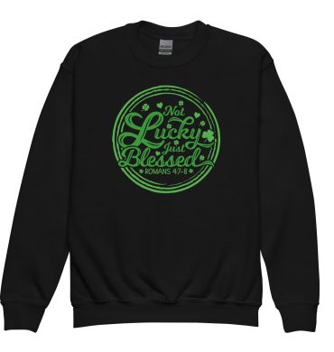 st. patrick's day youth crewneck sweatshirt