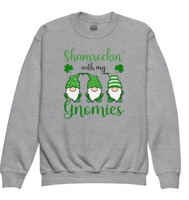 st. patrick's day youth crewneck sweatshirt