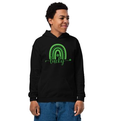 st. patrick's day youth heavy blend hoodie