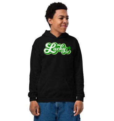 st. patrick's day youth heavy blend hoodie
