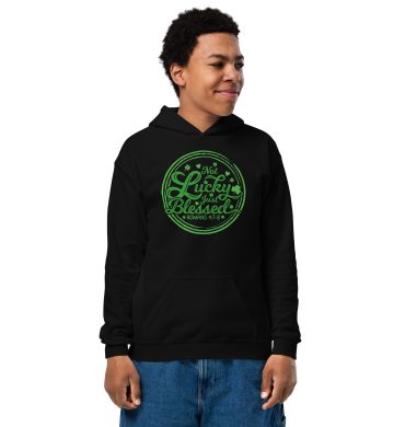 st. patrick's day youth heavy blend hoodie