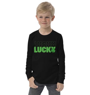 St. Patrick’s Day Lucky Youth long sleeve tee